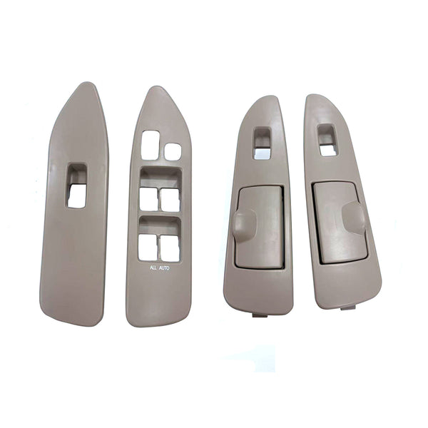 Interior Accessory Wooden Beige Window Switch Trim Parts for 1998-2007 Toyota Land Cruiser Fj100 LC100