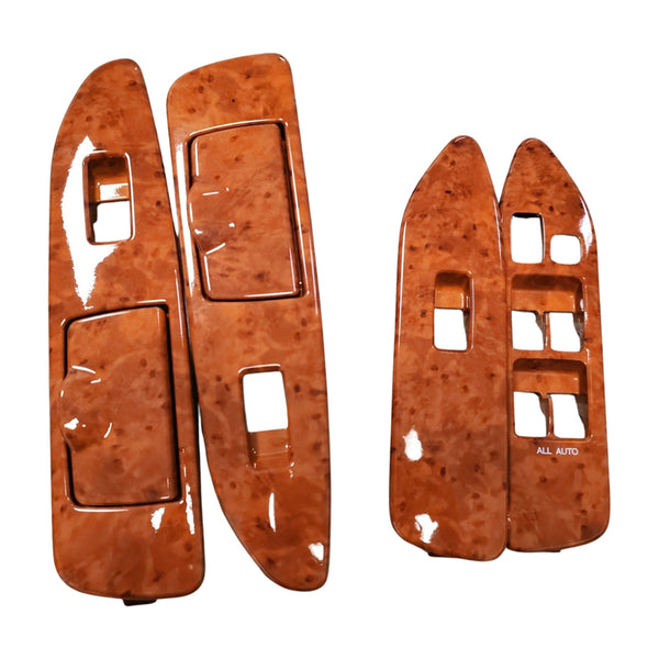 For Toyota Land Cruiser FJ100 lc100 98-07 Interior Accessory Wooden Door Inner Panel Cover Window Switch Armest Panel